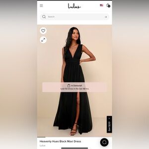 Black Formal Maxi Gown